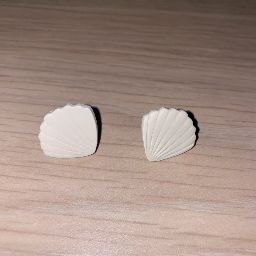 Seashell Clay Earrings